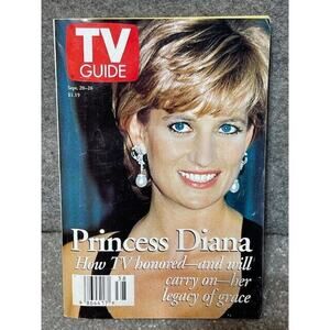 TV Guide Princess Diana Cover Sept 20-26 1997 Pittsburgh Edition